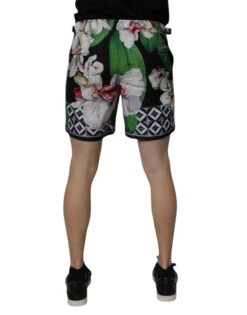 Dolce & Gabbana Multicolor Floral Polyester Men Bermuda Men's Shorts -Lux Lair Store 6666113