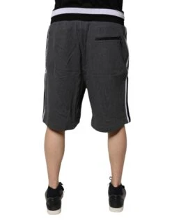 Dolce & Gabbana Dark Gray Cotton Bermuda SweatMen's Men's Shorts (Pre-Owned) -Lux Lair Store 6667486