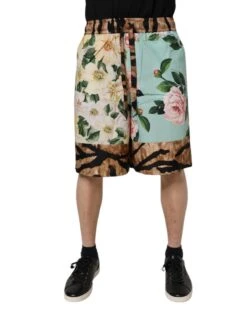 Dolce & Gabbana Multicolor Floral Print Men Bermuda Men's Shorts