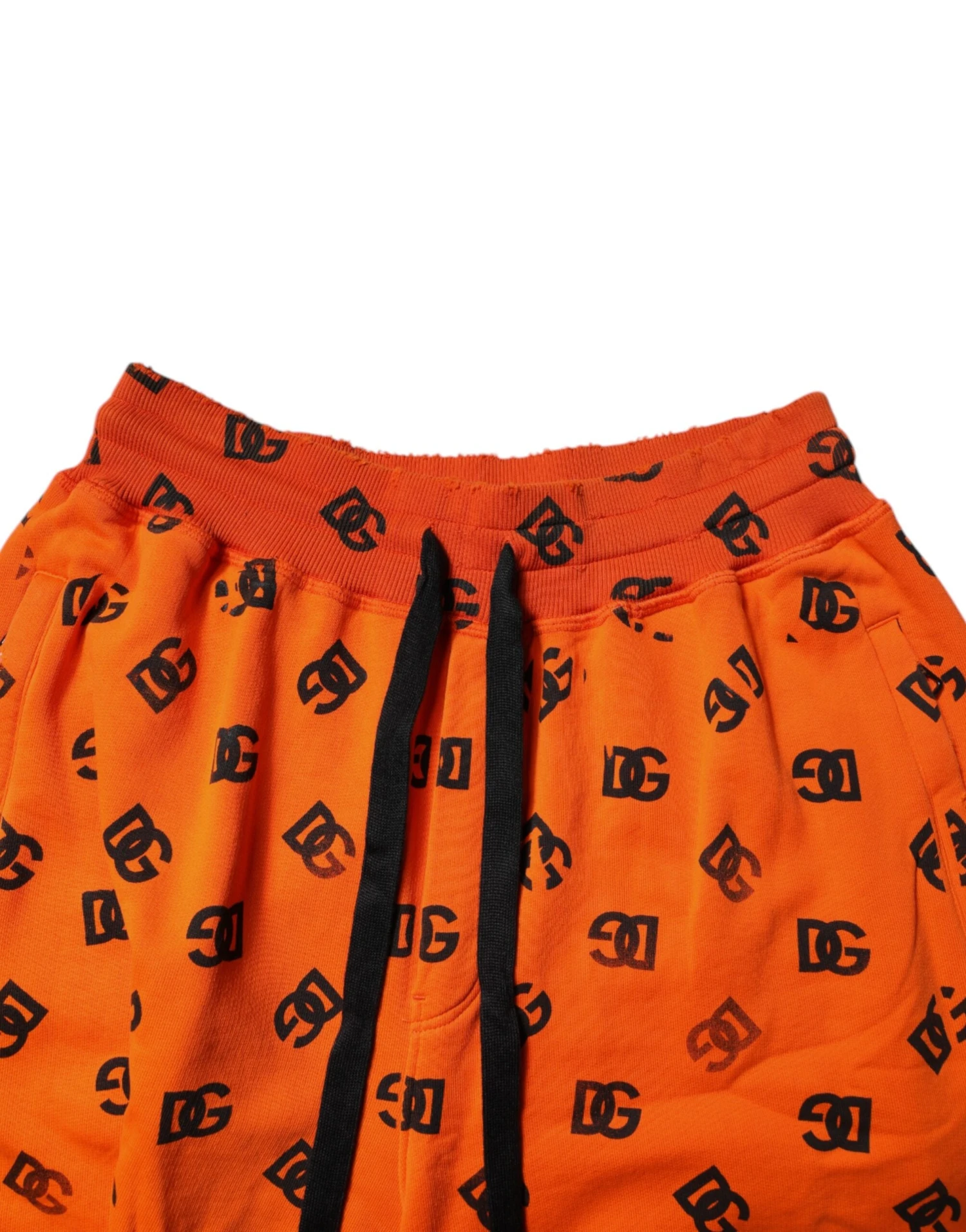 Dolce & Gabbana Orange Logo Monogram Cotton Bermuda Men's Shorts (Pre-Owned) 6 Dolce & Gabbana Orange Logo Monogram Cotton Bermuda Men's Shorts (Pre-Owned) - Image 4