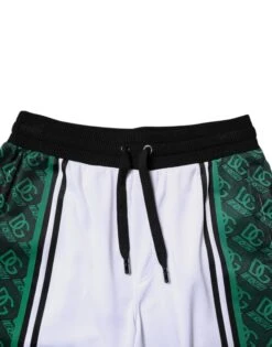 Dolce & Gabbana White Green Men Jersey SweatMen's Men's Shorts (Pre-Owned) -Lux Lair Store 6669420