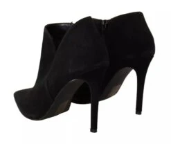 Steve Madden Black Suede Leather Stiletto Heels Boots Women's Shoes (Pre-Owned) -Lux Lair Store 6725965