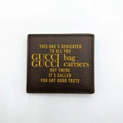 Gucci 100 Centennial Men's Brown Leather Bifold Wallet 12 Gucci 100 Centennial Men's Brown Leather Bifold Wallet -Lux Lair Store 676238 2592 81016847 ijmnu3