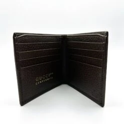 Gucci 100 Centennial Men's Brown Leather Bifold Wallet 14 Gucci 100 Centennial Men's Brown Leather Bifold Wallet -Lux Lair Store 676238 2592 81016847 ijmnu5