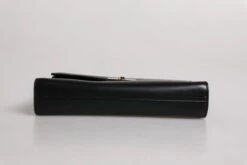 Dolce & Gabbana Black Leather Logo Plaque Document Briefcase Men's Bag -Lux Lair Store 6783796