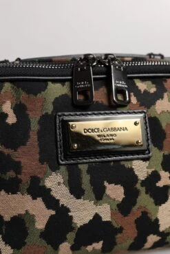 Dolce & Gabbana Multicolor Leopard DG Logo Belt Waist Fanny Pack Men's Bag 11 Dolce & Gabbana Multicolor Leopard DG Logo Belt Waist Fanny Pack Men's Bag -Lux Lair Store 6783844