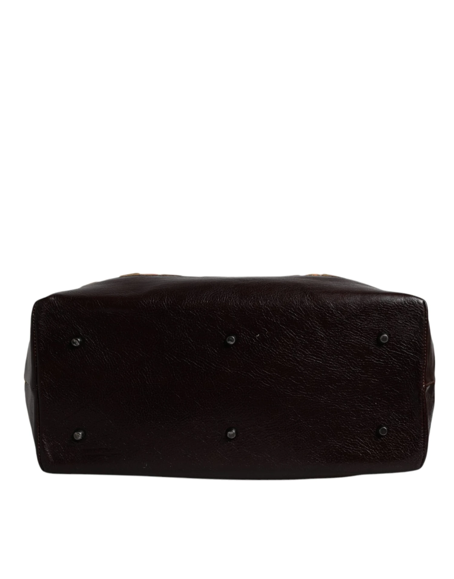 Dolce & Gabbana Beige Maroon Velvet Leather Jacquard Travel HandMen's Men's Bag (Pre-Owned) 7 Dolce & Gabbana Beige Maroon Velvet Leather Jacquard Travel HandMen's Men's Bag (Pre-Owned) - Image 5