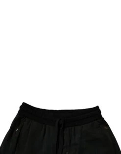 Dolce & Gabbana Black Cotton SweatMen's Men Bermuda Men's Shorts -Lux Lair Store 6800239