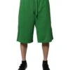 Dolce & Gabbana Green Cotton Men SweatMen's Bermuda Men's Shorts 1 Dolce & Gabbana Green Cotton Men SweatMen's Bermuda Men's Shorts -Lux Lair Store 6800254