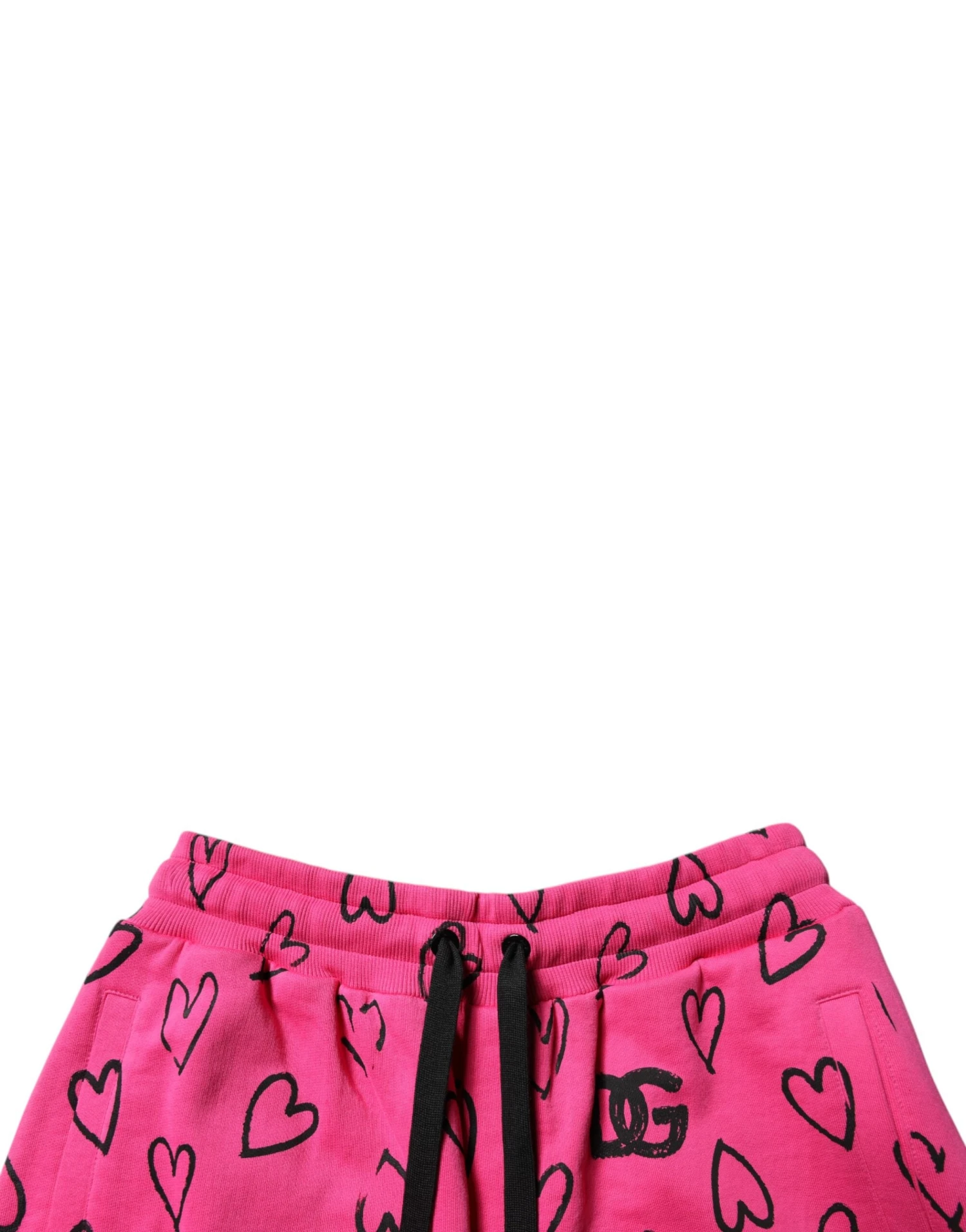 Dolce & Gabbana Pink Cotton Heart Print Bermuda Men's Shorts (Pre-Owned) 6 Dolce & Gabbana Pink Cotton Heart Print Bermuda Men's Shorts (Pre-Owned) - Image 4