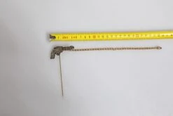 Dolce & Gabbana Black Gold Brass Copper Revolver Brooch Lapel Men's Pin -Lux Lair Store 6802341