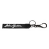 Dolce & Gabbana Black White DG Logo Silver Men Keychain Polyester Men's Keyring -Lux Lair Store 6802701