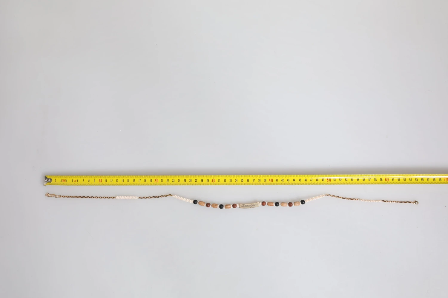 Dolce & Gabbana Black Gold Wooden Beaded Logo Pendant Men's Necklace 7 Dolce & Gabbana Black Gold Wooden Beaded Logo Pendant Men's Necklace - Image 5