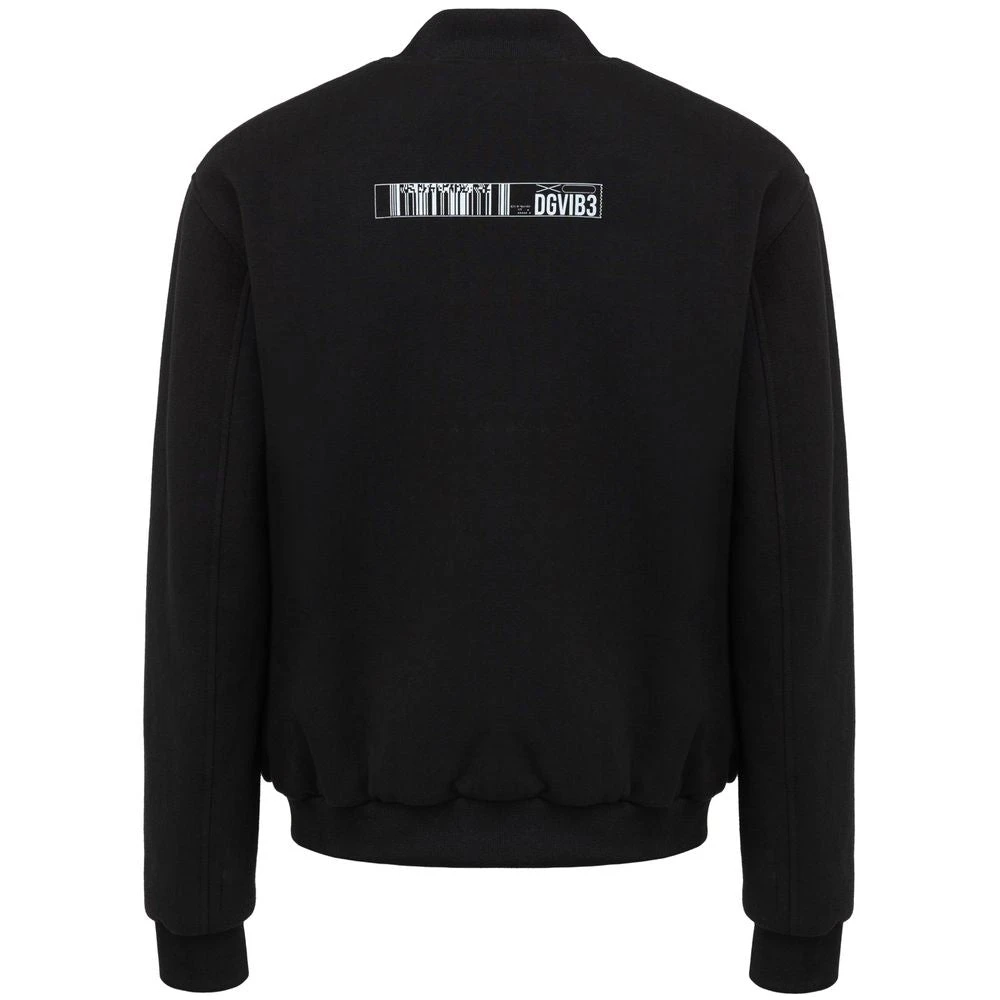 Dolce & Gabbana Black Viscose Jackets & Men's Coat 4 Dolce & Gabbana Black Viscose Jackets & Men's Coat - Image 2