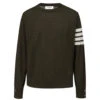 Thom Browne Green Wool Men's Sweater -Lux Lair Store 6824455