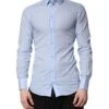 Dolce & Gabbana Light Blue Cotton GOLD Dress Formal Men's Shirt -Lux Lair Store 6847049