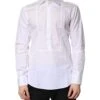 Dolce & Gabbana White Cotton Collared Dress Formal Men's Shirt (Pre-Owned) -Lux Lair Store 6847068