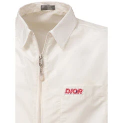 Dior White Polyester Men's Shortsleeve -Lux Lair Store 6848942