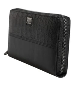 Dolce & Gabbana Black Leather Logo Plaque Zip Around Continental Men's Wallet (Pre-Owned) 9 Dolce & Gabbana Black Leather Logo Plaque Zip Around Continental Men's Wallet (Pre-Owned) -Lux Lair Store 6891896