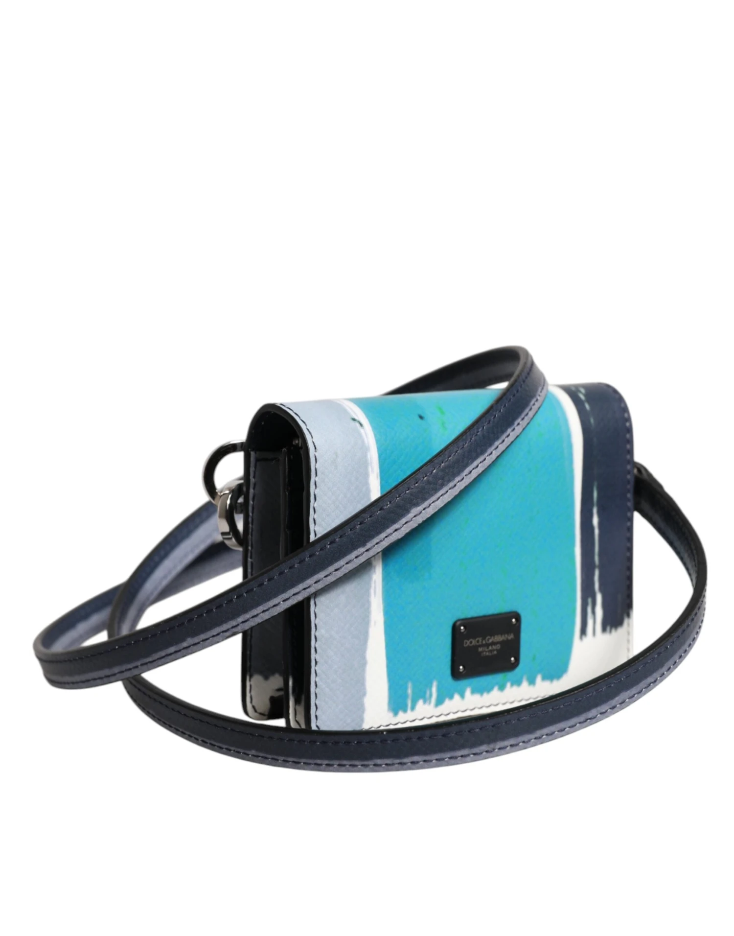 Dolce & Gabbana Multicolor Leather DG Logo Bifold Card Holder Men's Wallet 5 Dolce & Gabbana Multicolor Leather DG Logo Bifold Card Holder Men's Wallet - Image 3