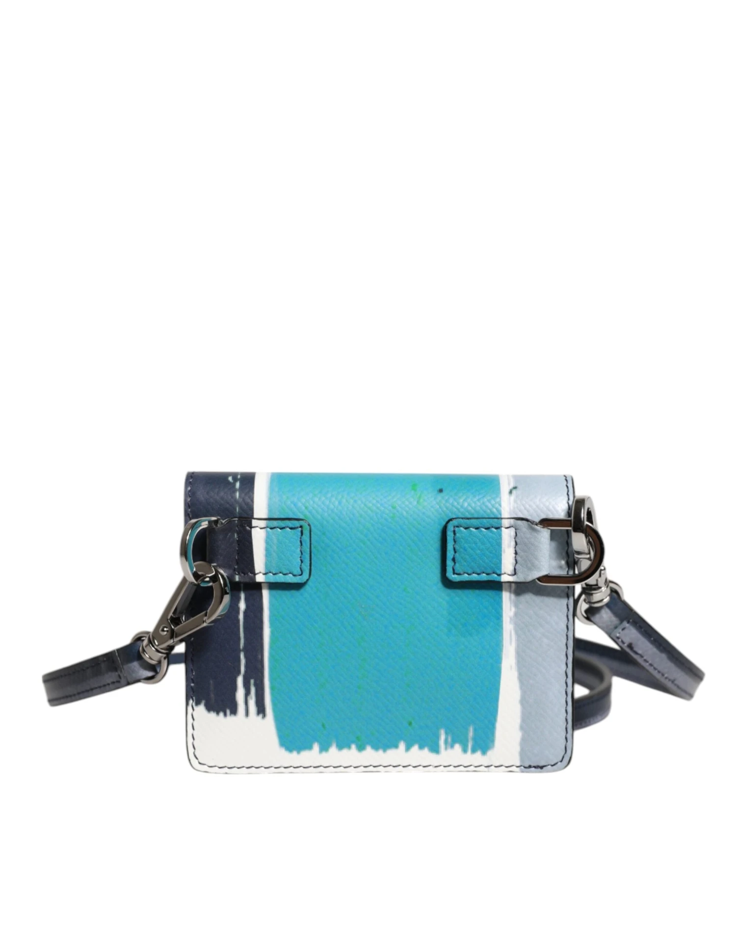 Dolce & Gabbana Multicolor Leather DG Logo Bifold Card Holder Men's Wallet 6 Dolce & Gabbana Multicolor Leather DG Logo Bifold Card Holder Men's Wallet - Image 4