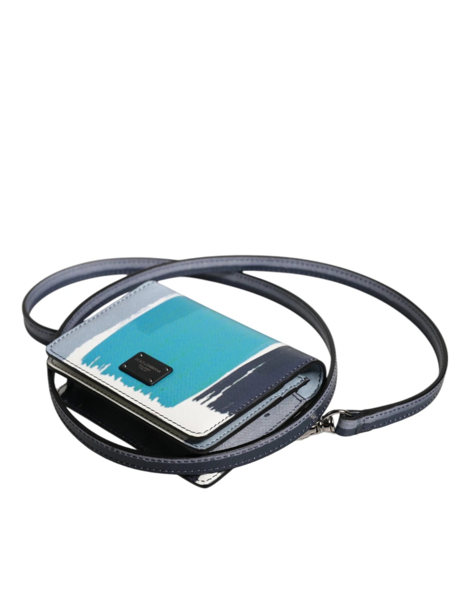 Dolce & Gabbana Multicolor Leather DG Logo Bifold Card Holder Men's Wallet 7 Dolce & Gabbana Multicolor Leather DG Logo Bifold Card Holder Men's Wallet - Image 5