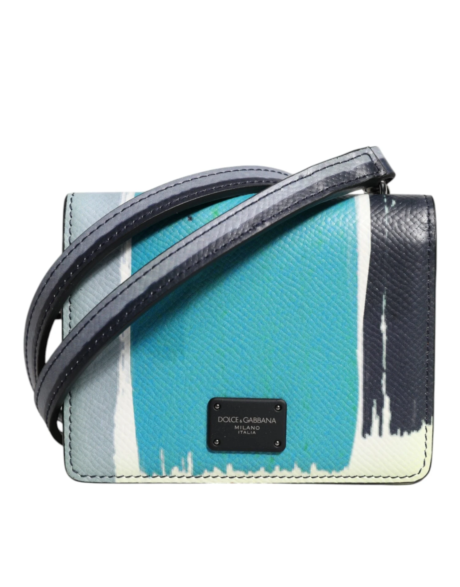 Dolce & Gabbana Multicolor Leather DG Logo Bifold Card Holder Men's Wallet (Pre-Owned) 3 Dolce & Gabbana Multicolor Leather DG Logo Bifold Card Holder Men's Wallet (Pre-Owned)