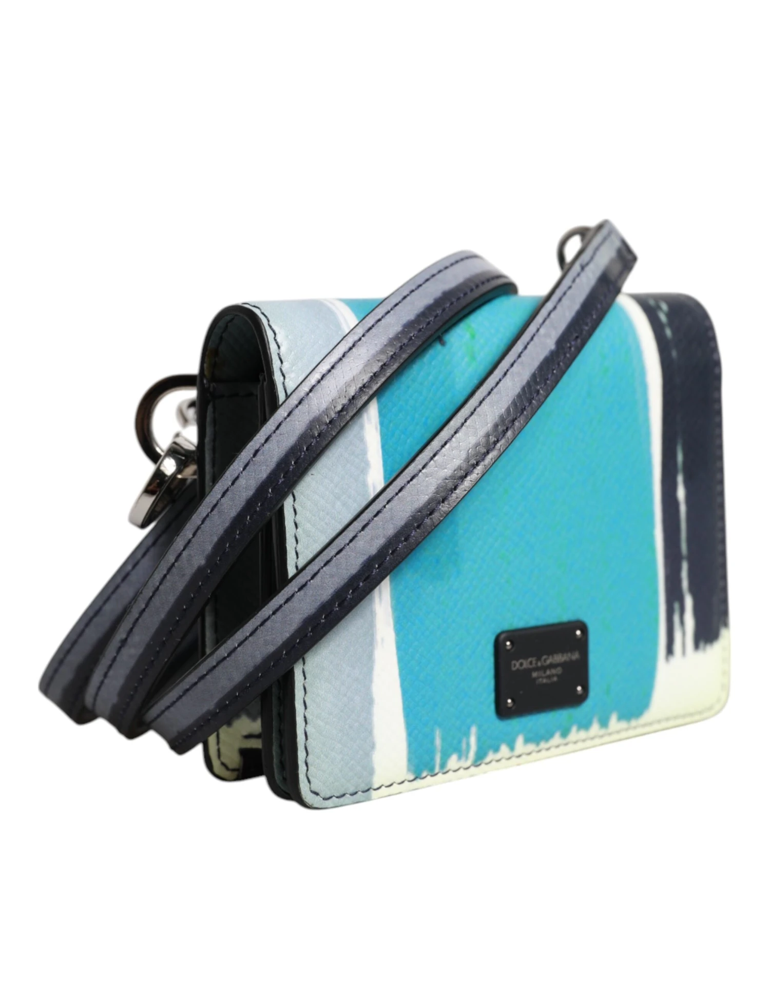 Dolce & Gabbana Multicolor Leather DG Logo Bifold Card Holder Men's Wallet (Pre-Owned) 5 Dolce & Gabbana Multicolor Leather DG Logo Bifold Card Holder Men's Wallet (Pre-Owned) - Image 3