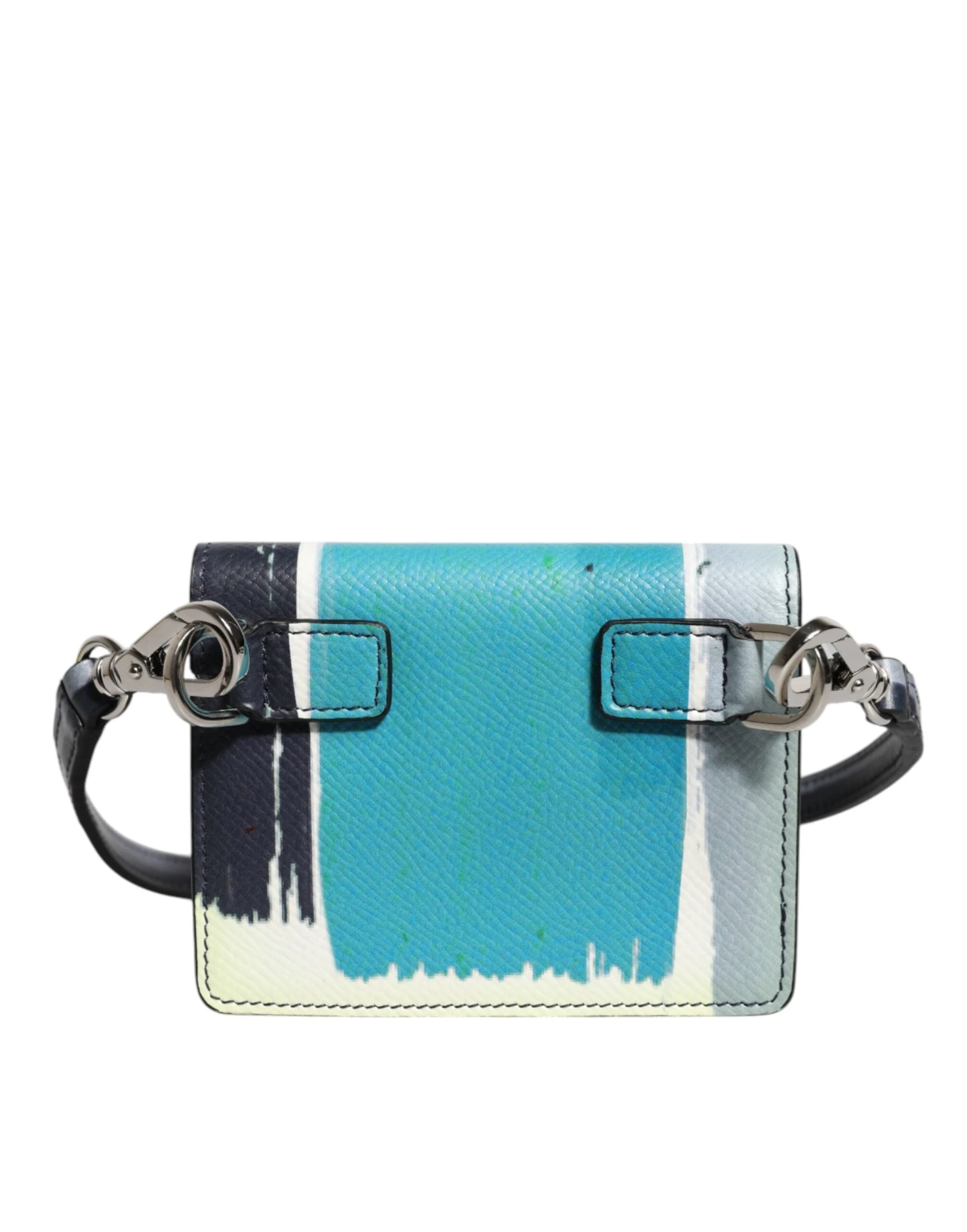 Dolce & Gabbana Multicolor Leather DG Logo Bifold Card Holder Men's Wallet (Pre-Owned) 6 Dolce & Gabbana Multicolor Leather DG Logo Bifold Card Holder Men's Wallet (Pre-Owned) - Image 4