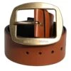 Dolce & Gabbana Brown Leather Gold Metal Buckle Classic Men's Belt 2 Dolce & Gabbana Brown Leather Gold Metal Buckle Classic Men's Belt -Lux Lair Store 6894434