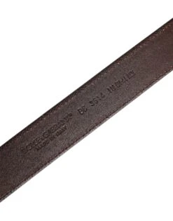 Dolce & Gabbana Brown Leather Silver Metal Buckle Men's Belt 10 Dolce & Gabbana Brown Leather Silver Metal Buckle Men's Belt -Lux Lair Store 6894684