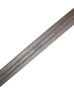 Dolce & Gabbana Burgundy Leather Metal Logo Buckle Men's Belt -Lux Lair Store 6896373