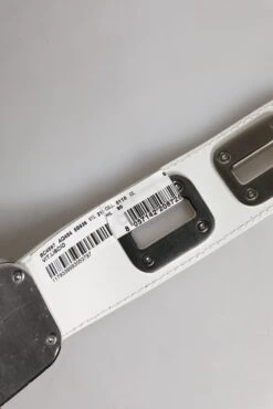 Dolce & Gabbana White Leather Gold Tone Rotating Buckle Women's Belt 10 Dolce & Gabbana White Leather Gold Tone Rotating Buckle Women's Belt -Lux Lair Store 6905766