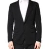 Dolce & Gabbana Black Wool Slim Fit Coat Blazer Jacket Men's Suit (Pre-Owned) -Lux Lair Store 6907809