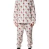 Dolce & Gabbana Multicolor Floral Print Cotton Pajama Set Men's Sleepwear -Lux Lair Store 6930442