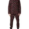 Dolce & Gabbana Black Floral Print Cotton Men Pajama Set Men's Sleepwear -Lux Lair Store 6930453