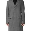 Dolce & Gabbana Gray Wool Single Breasted Trench Coat Men's Jacket -Lux Lair Store 7005757