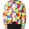Dolce & Gabbana Multicolor Cotton Full Zip Men Biker Men's Jacket (Pre-Owned) -Lux Lair Store 7006198