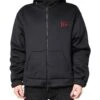Dolce & Gabbana Black Polyester DG Hooded Full Zip Men's Jacket (Pre-Owned)