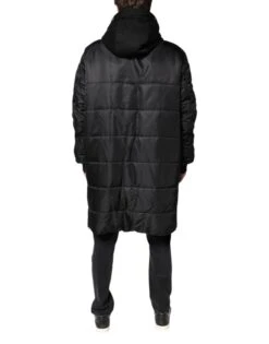 Dolce & Gabbana Black Hooded Parka Winter Men Coat Men's Jacket (Pre-Owned) -Lux Lair Store 7007363