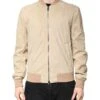Dolce & Gabbana Beige Lambskin Full Zip Men Bomber Men's Jacket (Pre-Owned) -Lux Lair Store 7007717
