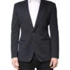 Dolce & Gabbana Dark Blue Cotton Men Jacket Coat Suit Men's Blazer (Pre-Owned) -Lux Lair Store 7008646