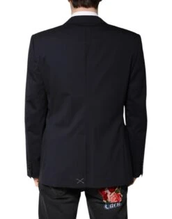 Dolce & Gabbana Black MARTINI Single Breasted Coat Men's Blazer -Lux Lair Store 7009850