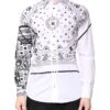 Dolce & Gabbana White Black Bandana MARTINI Men Dress Men's Shirt (Pre-Owned) -Lux Lair Store 7011057