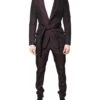 Dolce & Gabbana Maroon Single Breasted Formal 2 Piece Men's Suit -Lux Lair Store 7011178