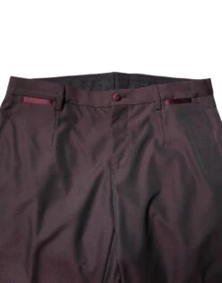 Dolce & Gabbana Maroon Single Breasted Formal 2 Piece Men's Suit -Lux Lair Store 7011182