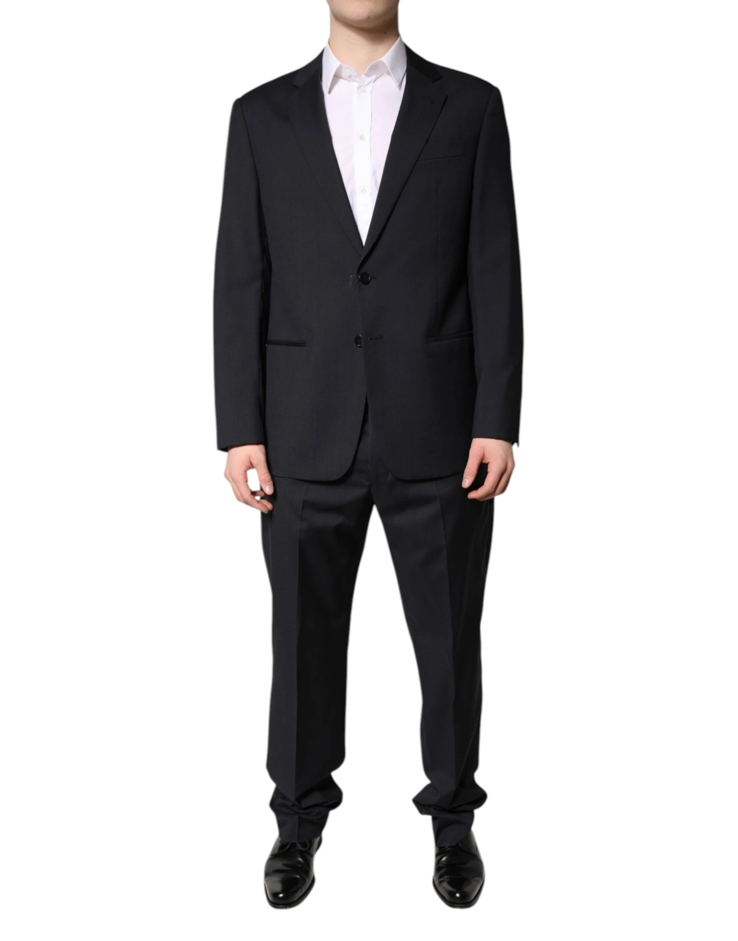 Emporio Armani Black Single Breasted Formal 2 Piece Men's Suit 3 Emporio Armani Black Single Breasted Formal 2 Piece Men's Suit