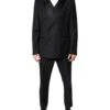 Dolce & Gabbana Black Double Breasted Formal 3 Piece Men's Suit 1 Dolce & Gabbana Black Double Breasted Formal 3 Piece Men's Suit -Lux Lair Store 7011333