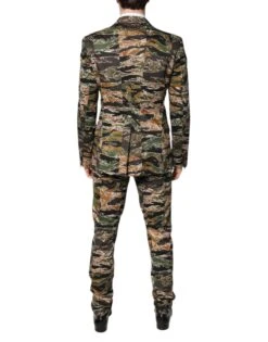 Dolce & Gabbana Multicolor TAORMINA Single Breasted 2 Piece Men's Suit -Lux Lair Store 7011365