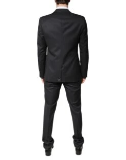 Dolce & Gabbana Dark Gray Wool Single Breasted 2 Piece Men's Suit (Pre-Owned) -Lux Lair Store 7011425